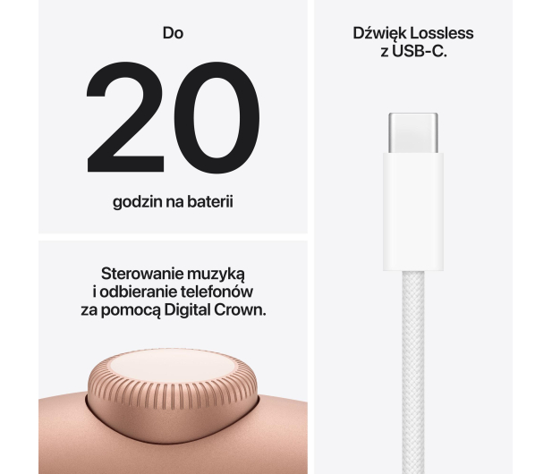 APPLE AirPods Max 2 pomarańczowy - 1510889 - zdjęcie 7